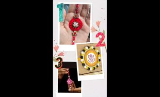 Students Shine in Rakhi Making Competition
